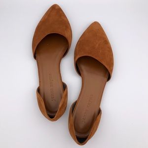 Jenni Kayne Saddle D’Orsay Suede Flats 38